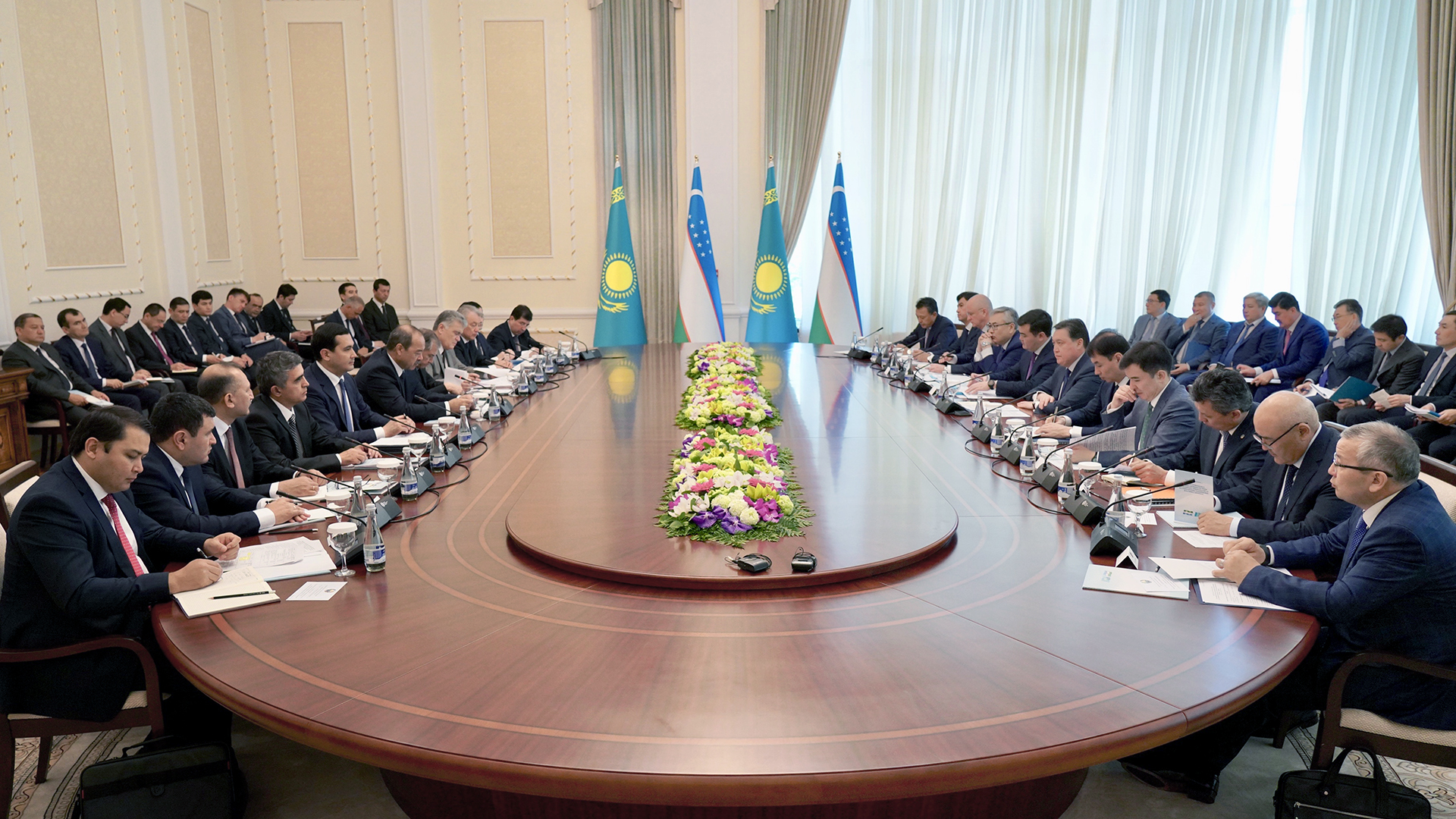 Prime Minister Askar Mamin met with President of Uzbekistan Shavkat ...