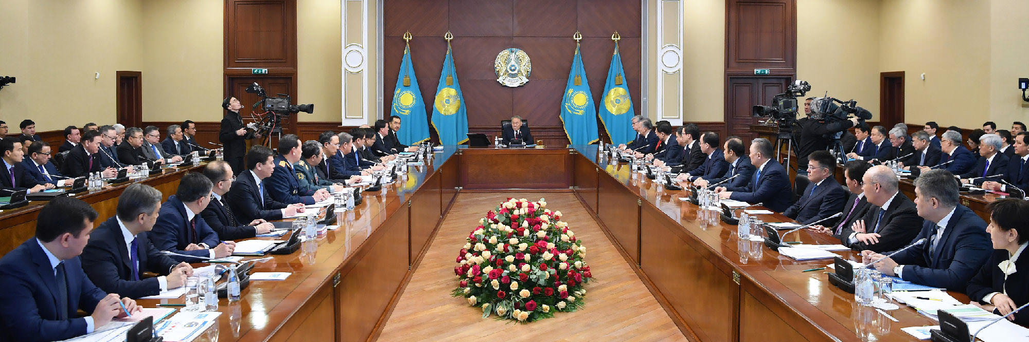 Расширенное заседание Правительства под председательством Нурсултана Назарбаева